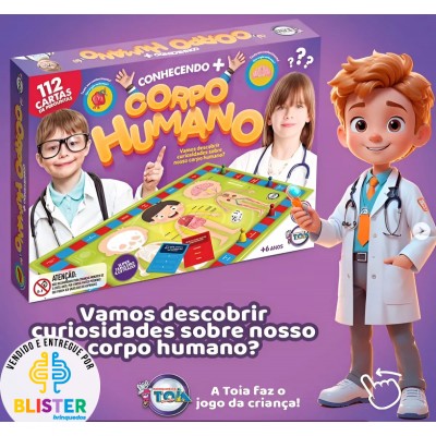 Brinquedo Conhecendo o corpo Humano Toia