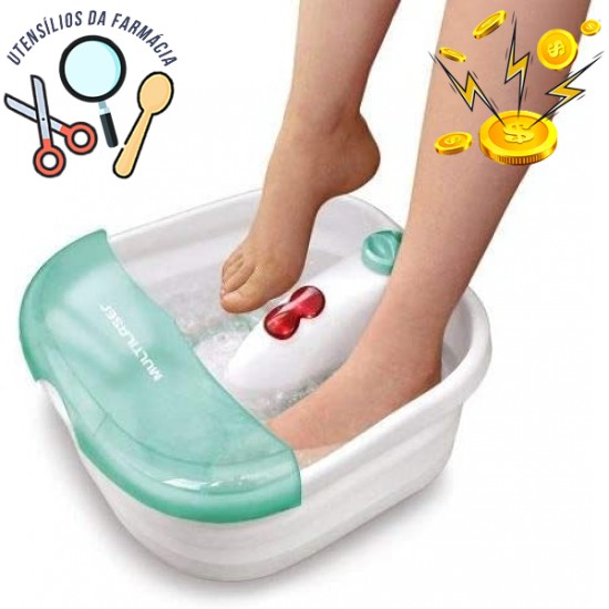 Hidromassageador foot para massagear seus pés spa 127v Multilaser