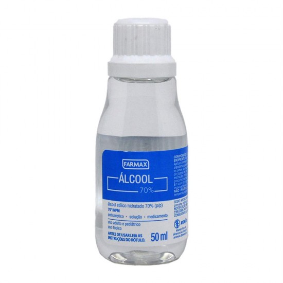 Álcool 70%  50 ml Farmax