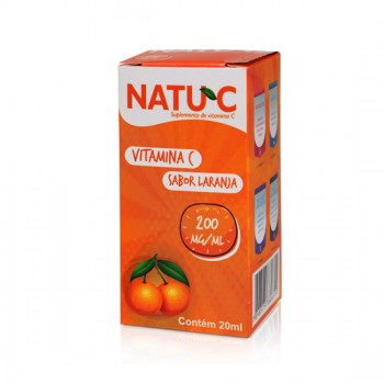 Natu C Vitamina C (suplemento alimentar) 200mg/ml 20ml