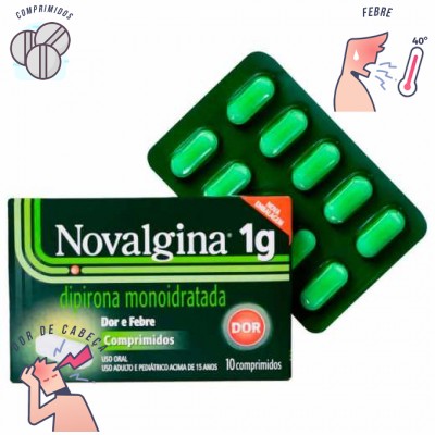 Novalgina 1g 10 comprimidos