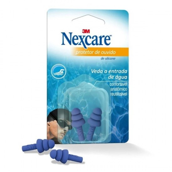 Protetor de ouvido de silicone 3M 1 par