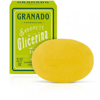 Sabonete Granado glicerina  Erva doce barra 90 g